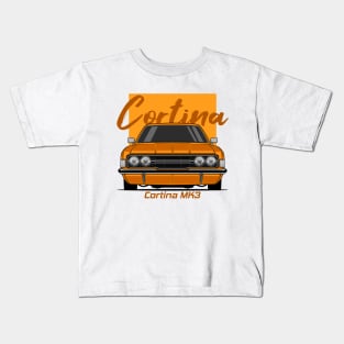 Front Orange Cortina MK3 Classic Kids T-Shirt